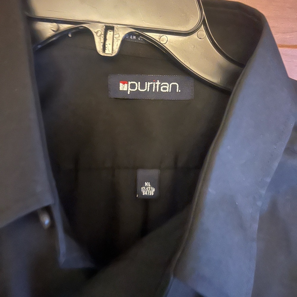black button down shirt - Picture 2 of 2